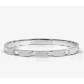 Nomination Medium Oval Cubic Zirconia Pretty Bangle 029538 001