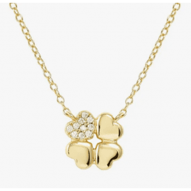 Nomination Petit Sparkle 4 Leaf Clover Necklace 242303 003