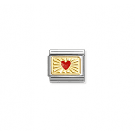 Nomination Post It Red Heart Composable Charm 030284 58