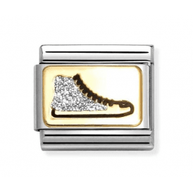 Nomination Classic Gold Glitter Sneaker Charm 030224/05