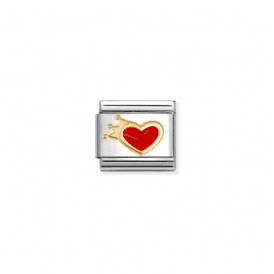 Nomination Family - Red Heart & Crown Composable Charm 030207 54