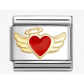 Nomination Red Angel Heart Composable Charm 030207 52