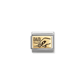 Nomination Dad with Hands Composable Charm 030166 37