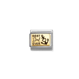 Nomination Best Dad Ever Composable Charm 030166 65