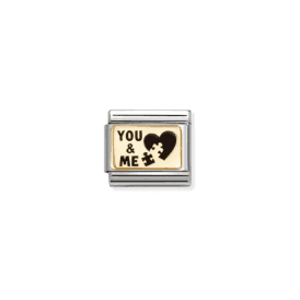 Nomination You & Me Puzzle Composable Charm 030166 71