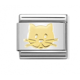 Nomination Cat Face Composable Link Charm 030162 53