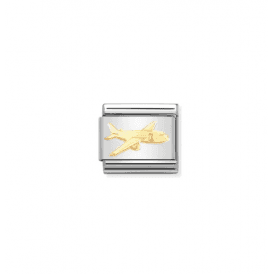 Nomination Airplane Composable Link Charm 030162 75