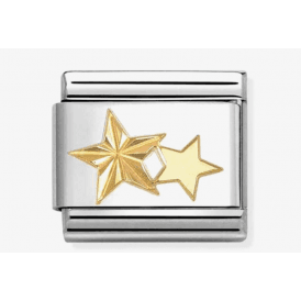 Nomination Double Stars Composable Link Charm 030149 65