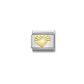 Nomination Etched Detail Heart Composable Link Charm 030149 51