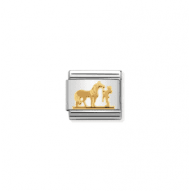 Nomination Horse With Rider Composable Link Charm 030149 29