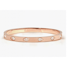 Nomination Small Oval Cubic Zirconia Pretty Bangle 029525 043