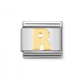 Nomination Letter R Composable Link Charm 030101 18