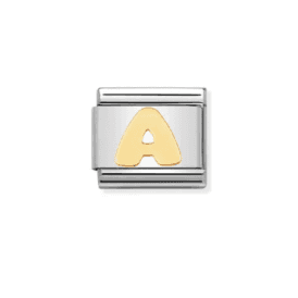 Nomination Letter A Composable Link Charm 030101 01