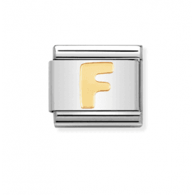 Nomination Letter F Composable Link Charm 030101 06