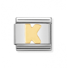 Nomination Letter K Composable Link Charm 030101 11