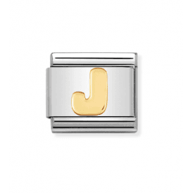 Nomination Letter J Composable Link Charm 030101 10