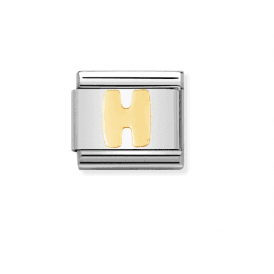 Nomination Letter H Composable Link Charm 030101 08