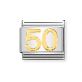 Nomination Number 50 Composable Link Charm 030109 42