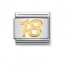 Nomination Number 18 Composable Link Charm 030109 34