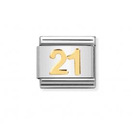 Nomination Number 21 Composable Link Charm 030109 36