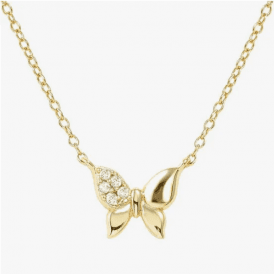 Nomination Petit Sparkle Gold Butterfly Necklace 242303 042