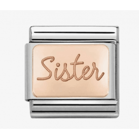 Nomination Rose Gold Sister Composable Charm 430101/38