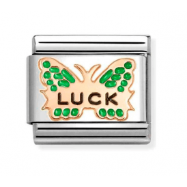 Nomination Family Green Butterly Luck Composable Charm 430202/48