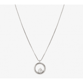 Nomination Silver Cubic Zirconia Circle Necklace 242602/043