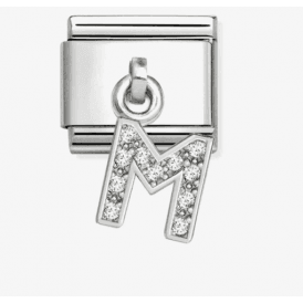 Nomination Jewellery CZ Letter M Pendant Charm 331818/13