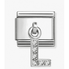 Nomination Jewellery CZ Letter L Pendant Charm 331818/12