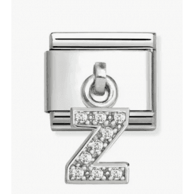 Nomination Jewellery Letter Z Zirconia Pendant Charm 331818/26