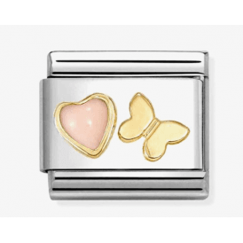 Nomination Jewellery Pink Heart & Butterfly Charm 030523/12