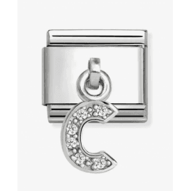 Nomination Jewellery Letter C Zirconia Pendant Charm 331818/03