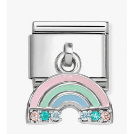Nomination Jewellery Silver Mixed Rainbow Charm 331815/17