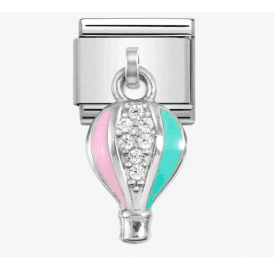 Nomination Jewellery Hot Air Balloon Zirconia Charm 331815/13