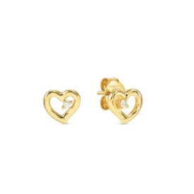 Nomination Open Heart Cubic Zirconia Earrings 242603/006
