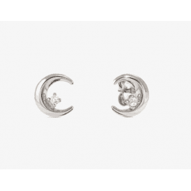 Nomination Silver Moon Cubic Zirconia Earrings 242603/022