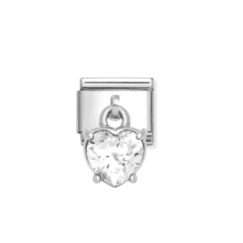 Nomination Jewellery Heart Cubic Zirconia Charm 331812/12