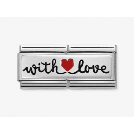 Nomination Jewellery 2 Links With Love & Heart Charm 330721/09