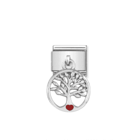 Nomination Jewellery Tree Of Life & Red Heart Charm 331805/07