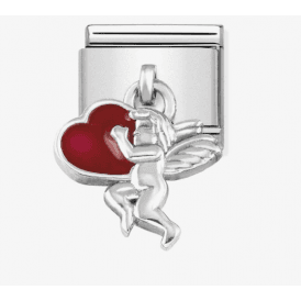 Nomination Jewellery Cupid & Red Heart Charm 331805/08