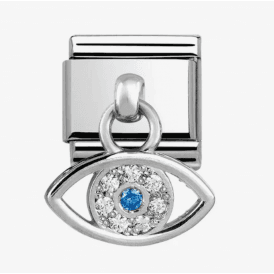 Nomination Jewellery Greek Eye Zirconia Charm 331800/22
