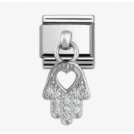 Nomination Jewellery Hand Of Fatima Zirconia Charm 331800/20