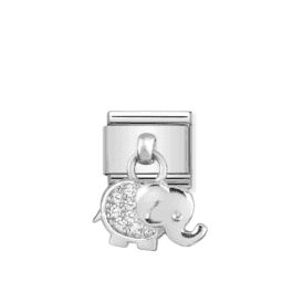 Nomination Jewellery Elephant Zirconia Pendant Charm 331800/17