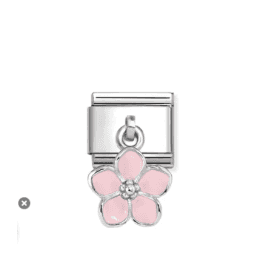Nomination Jewellery Pink Flower Pendant Charm 331805/23