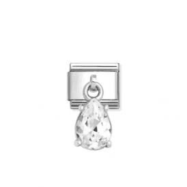Nomination Jewellery Teardrop Cubic Zirconia Pendant 331812/10