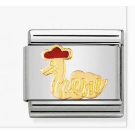 Nomination Jewellery Nessie, Loch Ness Monster Charm 030250/07
