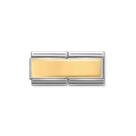 Nomination Jewellery Double Engravable Plate Charm 030710/01