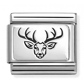 Nomination Jewellery Stags Head Pendant Charm 330111/52