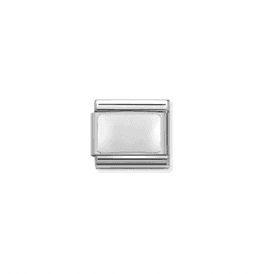 Nomination Classic Silvershine Plain Engravable Charm 330104/01